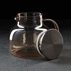 Набор для напитков из стекла Magistro «Голден», 5 предметов: кувшин 1 л, 4 кружки 350 мл, цвет золотой - Фото 4