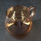 Набор для напитков из стекла Magistro «Голден», 5 предметов: кувшин 1 л, 4 кружки 350 мл, цвет золотой - Фото 7