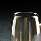 Набор для напитков из стекла Magistro «Голден», 5 предметов: кувшин 1,8 л, 4 кружки 300 мл, цвет золотой - фото 9325345