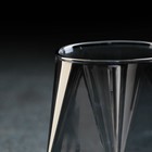 Набор для напитков из стекла Magistro «Дарк. Льдинка», 5 предметов: кувшин 1,6 л, 4 кружки 300 мл, цвет серый - фото 6798533