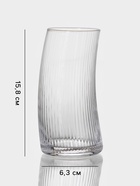Стакан Magistro «Орион», 480 мл, 6.3×15.8 см, стекло, прозрачный - Фото 11
