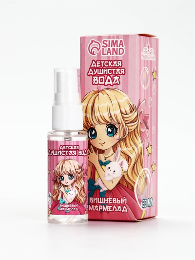 Душистая вода детская «Вишневый мармелад» для супер девчонки
