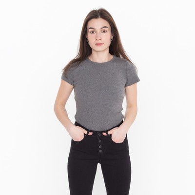 Футболка женская, цвет антрацит, размер M (44)