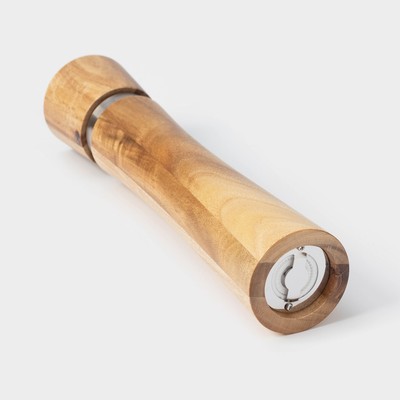Мельница для специй Magistro Wooden, 5.5×26.5 см, керамический механизм, коричневая