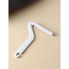 Скребок для чистки одежды, ковров, мебели Доляна, двусторонний, металл, пластик, 10.8×16.5 см - Фото 3