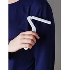 Скребок для чистки одежды, ковров, мебели Доляна, двусторонний, металл, пластик, 10.8×16.5 см - Фото 5