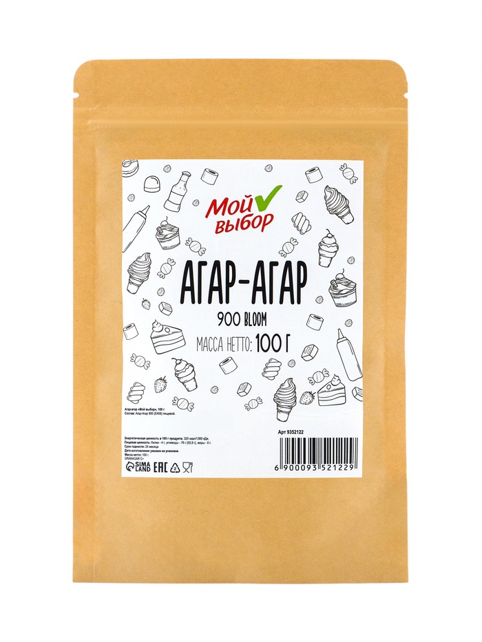 Агар-агар 900 «Мой выбор», 100 г - Фото 1