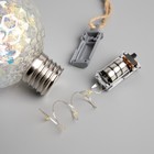 Ёлочный шар «Ретро», батарейки, 5 LED, свечение тёплое белое - фото 6798710