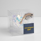 Ёлочный шар «Ретро», 8х10 см, 5 LED, от батареек, свечение тёплое белое - Фото 4