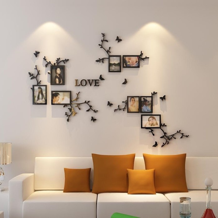 Декор настенный с фоторамками "Love", 140 x 100 см - фото 10223747