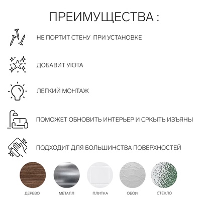 Наклейки интерьерные детские TAKE IT EASY «Слоник», декор на стену, панно, 61×80 см