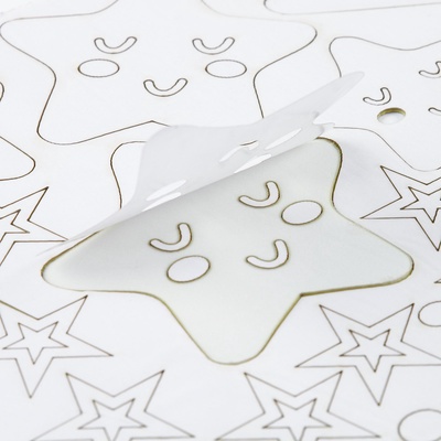 Наклейки интерьерные детские TAKE IT EASY «Звёзды», декор на стену, панно, 120×57 см