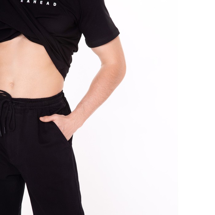 Брюки мужские, цвет чёрный, размер W34 L34 60113