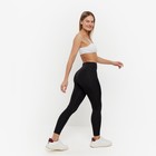 Леггинсы женские, цвет чёрный, размер 50 - фото 24339672