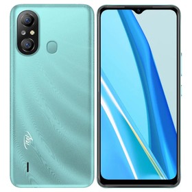 Смартфон ITEL A49, 6.6", 2 Гб, 32 Гб, 5 Мп, microSD, 2sim, 4000 мАч, голубой 9256642