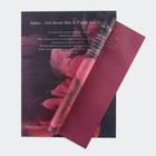 Бумага упаковочная для цветов двухсторонняя, «Пион», 38 х 50 см - Фото 1