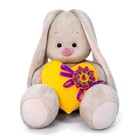 Мягкая игрушка «Зайка Ми с сердечком с брошкой», 18 см - фото 3598924
