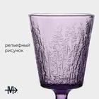 Бокал для вина Magistro «Французская лаванда», 310 мл, 16.4×8.9 см, стекло, сиреневый - Фото 4