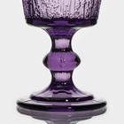 Бокал для вина Magistro «Французская лаванда», 310 мл, 16.4×8.9 см, стекло, сиреневый - Фото 3