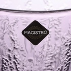Бокал для вина Magistro «Французская лаванда», 310 мл, 16.4×8.9 см, стекло, сиреневый - Фото 6