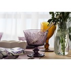 Креманка Magistro «Французская лаванда», 280 мл, 10.4×10.5 см, стекло, сиреневая - Фото 8