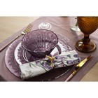 Салатник Magistro «Французская лаванда», 470 мл, 13.7×7 см, стекло, сиреневый - Фото 7