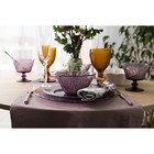 Салатник Magistro «Французская лаванда», 470 мл, 13.7×7 см, стекло, сиреневый - Фото 8