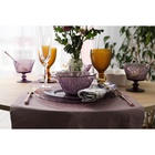 Салатник Magistro «Французская лаванда», 470 мл, 13.7×7 см, стекло, сиреневый - Фото 10