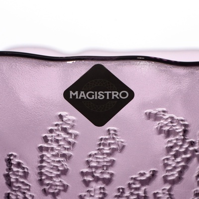Салатник Magistro «Французская лаванда», 470 мл, 13.7×7 см, стекло, сиреневый