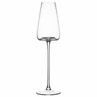 Бокал стеклянный для шампанского Magistro «Амьен», 280 мл, длина ножки 11,4 см - фото 319247203
