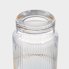 Стакан Magistro «Орион», 320 мл, с золотой отводкой, стекло, прозрачный - Фото 4