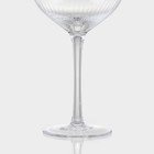 Бокал для вина Magistro «Орион», 550 мл, 10×22 см, с золотой отводкой, стекло, прозрачный - Фото 5