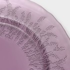 Тарелка стеклянная десертная Magistro «Французская лаванда», d=21 см, цвет фиолетовый - Фото 6