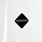 Пивной бокал Magistro «Руно», 550 мл, 20.1×6.3 см, на ножке, с золотой отводкой, стекло, прозрачный - Фото 7