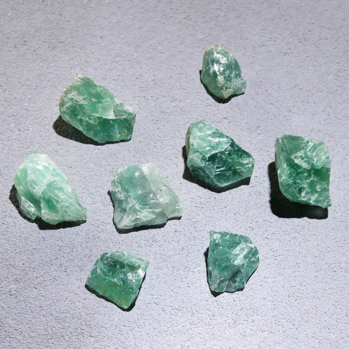 Набор для творчества "Зеленый флюорит", кристаллы, фракция 2-3 см, 100 г - Фото 1