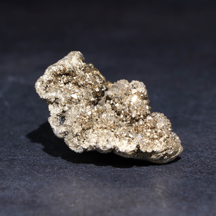 Камень, сувенир "Жеода золотая", 6х6х4 см - Фото 1