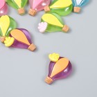 Декор для творчества пластик "Воздушный шар" набор 10 шт МИКС 2,7х2,4 см - фото 6799263