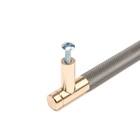 Ручка-рейлинг CAPPIO, м/о 96 мм, цвет золото/серый - фото 806818518