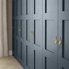 Ручка-скоба CAPPIO "Лепесток", м/о 32 мм., 88Х30 мм, цвет сатиновое золото - фото 805228493