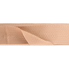 Стропа ременная 30 мм, для окантовки eva ковриков, катушка 50 м, бежевая - Фото 3