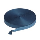Стропа ременная 30 мм, для окантовки eva ковриков, катушка 50 м, тёмно-синяя - фото 9519441