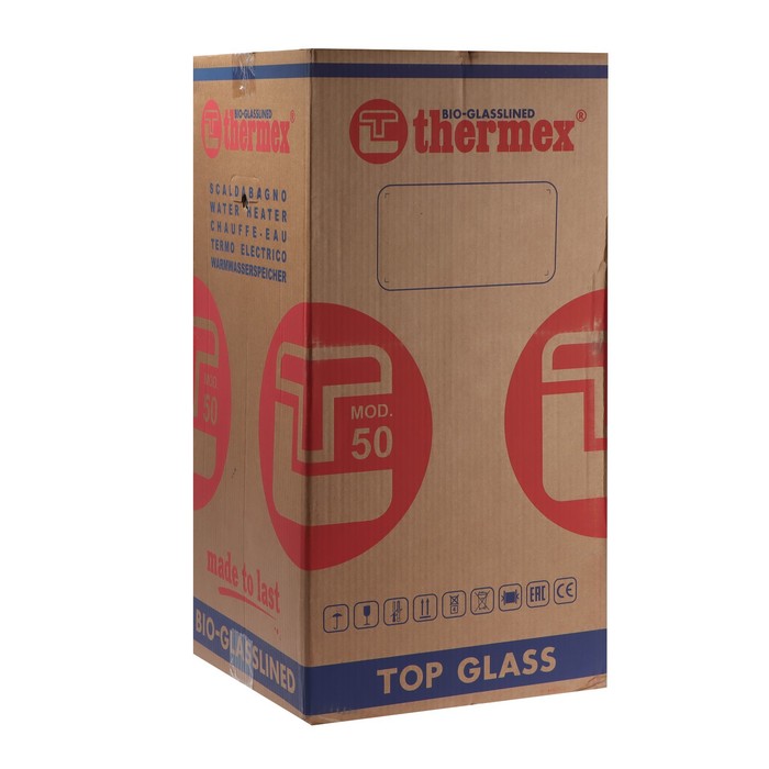 Водонагреватель THERMEX TitaniumHeat 50 V Slim, накопительный, круглый, биостеклофарфор, 50л - фото 18562574 Водонагреватель THERMEX TitaniumHeat 50 V Slim, накопительный, круглый, биостеклофарфор, 50л - фото 18562574