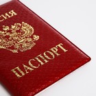 Обложка для паспорта, цвет красный - Фото 5