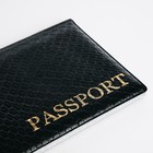 Обложка для паспорта, цвет зелёный (комплект 2 шт) - фото 24533873