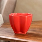 Горшок для цветов "Лаванда", красный, керамика, 10 см, 0.6 л, Иран - Фото 2