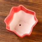 Горшок для цветов "Лаванда", красный, керамика, 10 см, 0.6 л, Иран - Фото 4