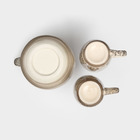 Набор посуды "Персия", керамика, серый, 3 предмета: кувшин 1.5 л, кружки 350 мл, 1 сорт, Иран - Фото 4
