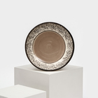 Тарелка керамическая "Обеденная", 550 мл, 20 см, серая, 1 сорт, Иран - Фото 4