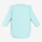 Боди для девочки, цвет голубой/заяц, рост 62 см - фото 45712553