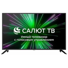 Телевизор BQ 55SU02B, 55", 3840x2160, DVB-T2/S/S2, HDMI 3, USB 2, SmartTV, чёрный